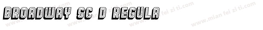 Broadway SC D Regula字体转换